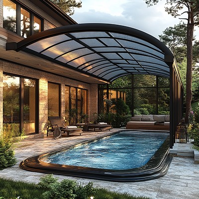 Навесы для бассейна