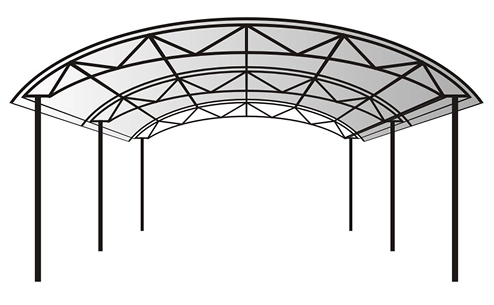 Арочный навес